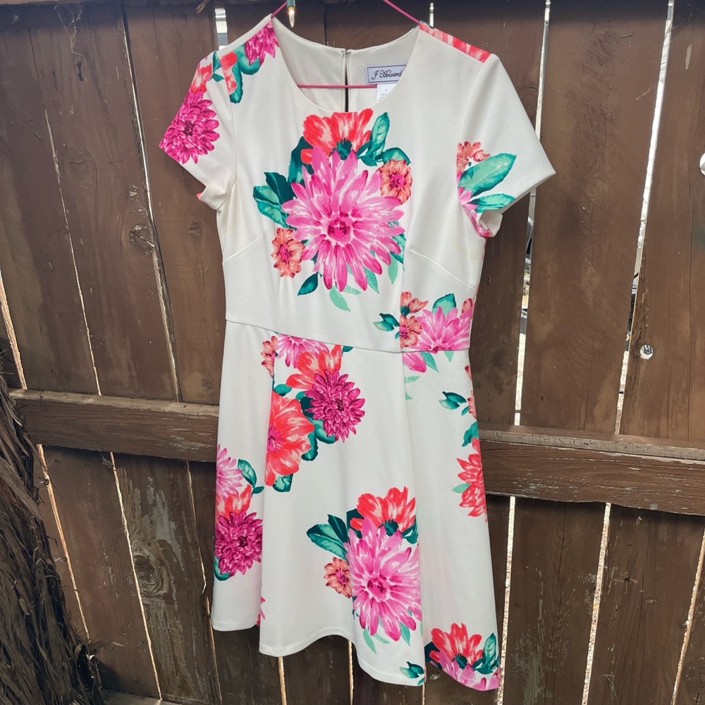 Floral Short Sleeve Dress